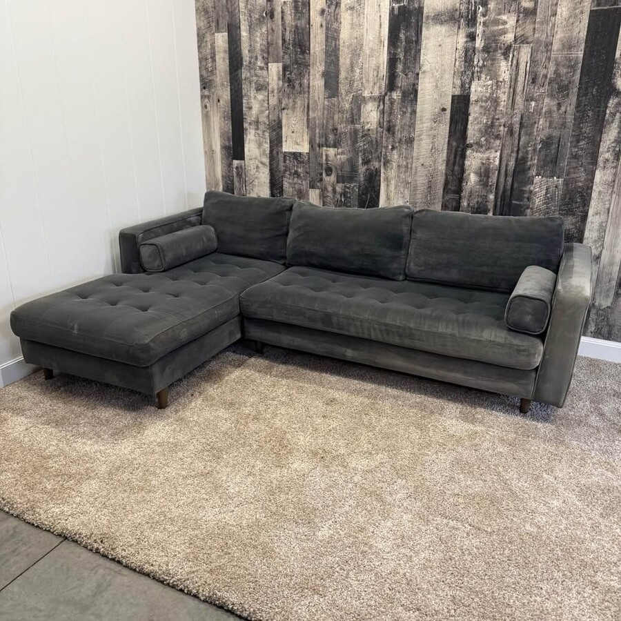 Article Sven 100-inch Velvet Sectional